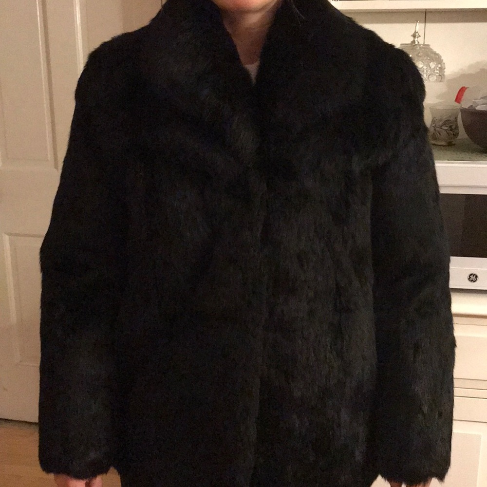 REAL Rabbit Fur Coat